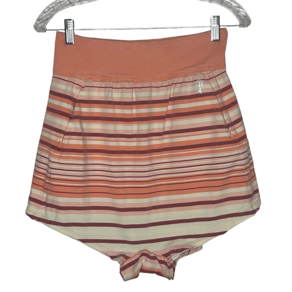 Free People Movement "Hot Shot Stripe" Shorts - Picture 3 of 14